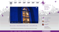 Desktop Screenshot of orientierung-leipzig.de